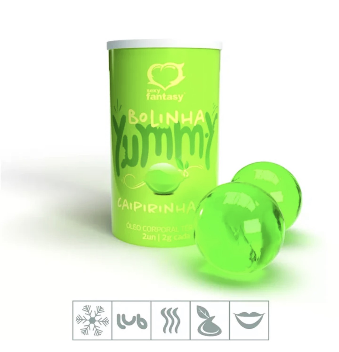 YUMMY KISSABLE BALL ICE OIL KISSABLE CAIPIRINHA 2UN