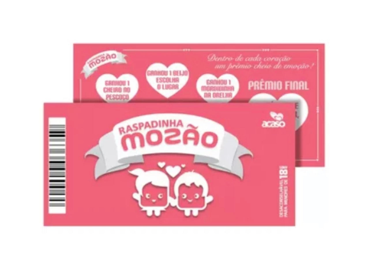 ACASO RASPADINHA COUPLE KIT 6 VARIATIONS